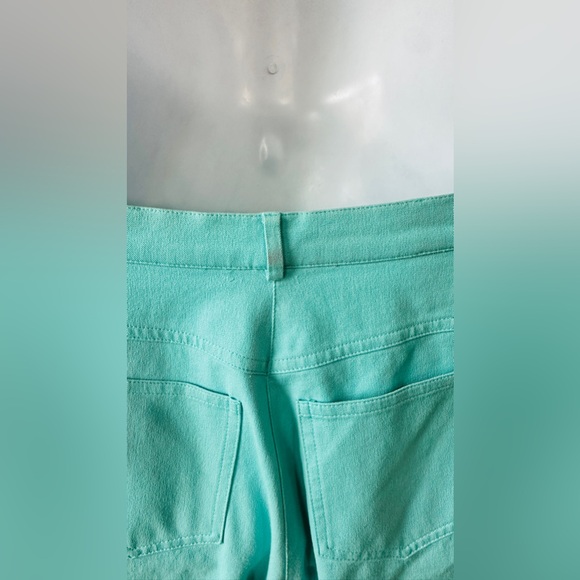 St John Turquoise 5 Pocket High Waist Straight Leg Jeans Size 6 - Picture 2 of 7